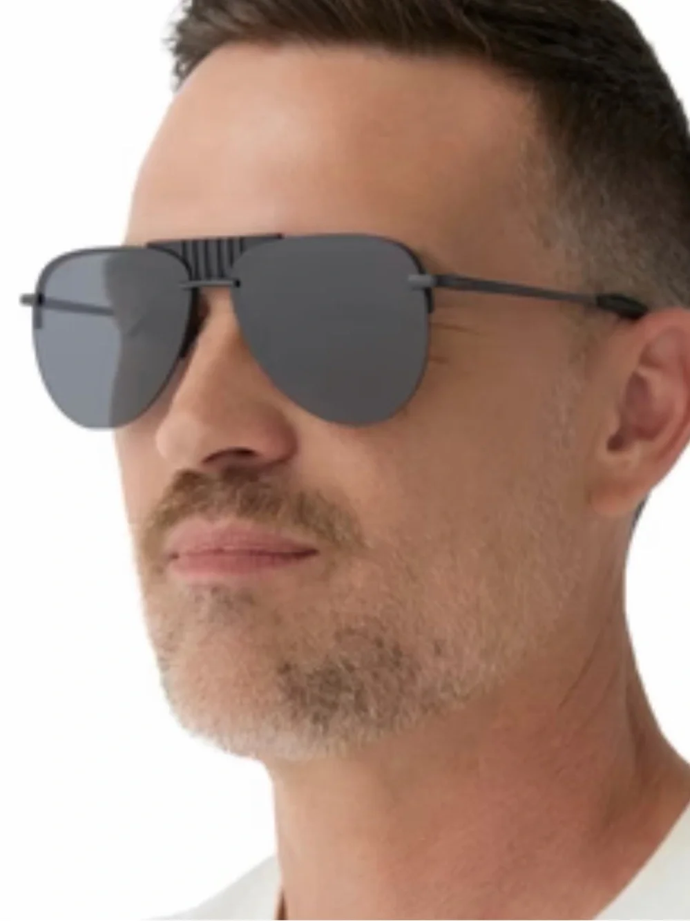 DIFF Eyewear Dart Vader 2.0 Aviator Sunglasses DE01-0304 Black Preowned